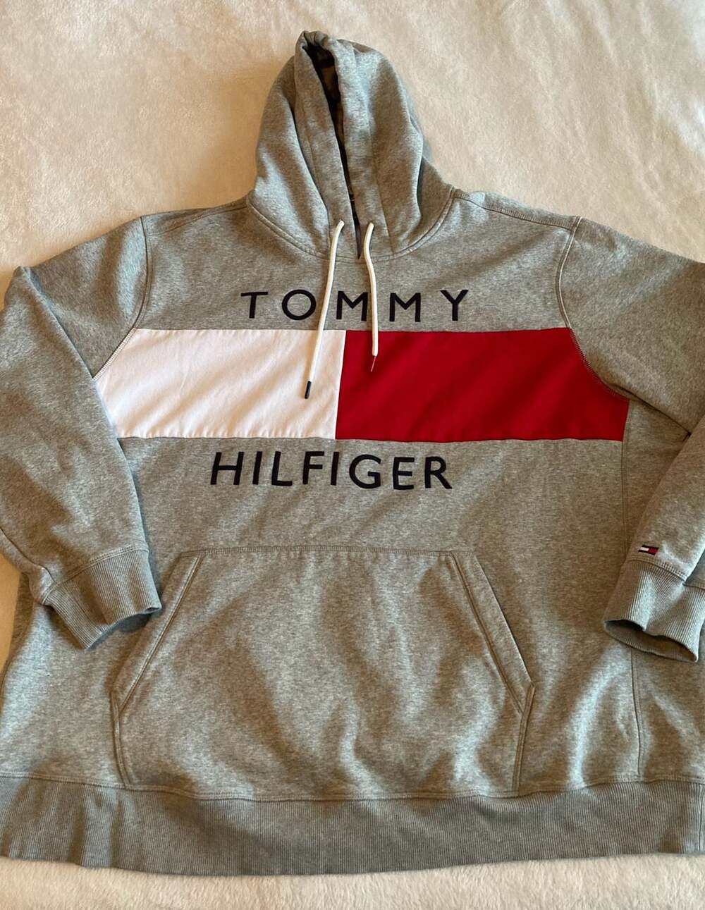 Tommy Hilfiger Quinn Hoodie Gray Logo Sweatshirt